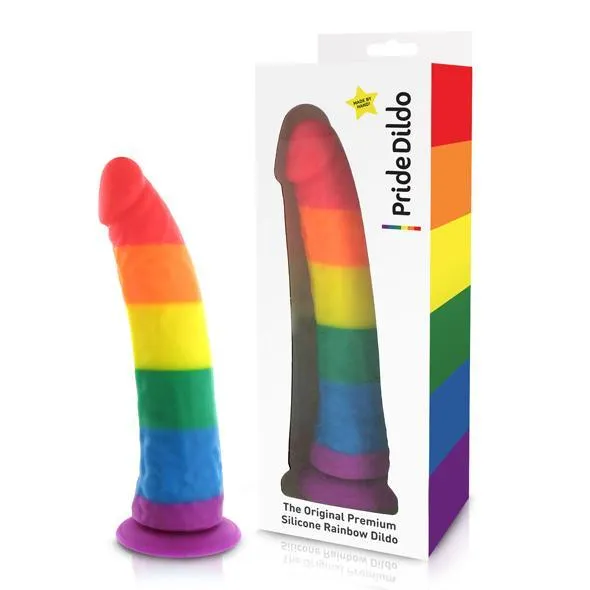 Pride Dildo Dildos Pride Dildo Silicone Rainbow Dildo 8