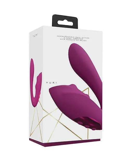 Shots America LLC Shots Yuki Dual Action Gspot Vibrator Wmassaging Beads Vibrators Shots America LLC Shots Yuki Dual Action Gspot Vibrator Wmassaging Beads Vibrators