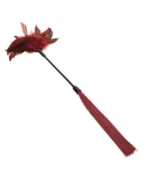 Sportsheets International Couples Sex Mischief Enchanted Feather Tickler Burgundy