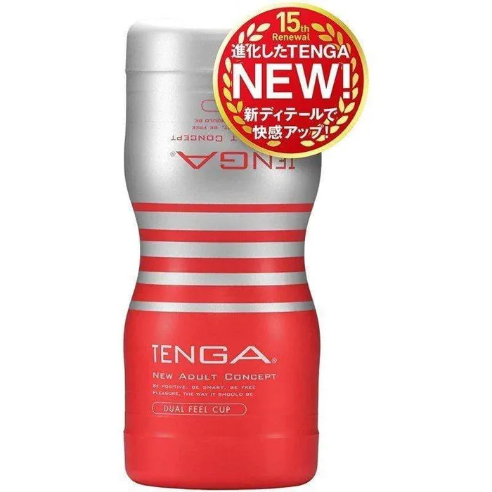Tenga Male Sex Toys Tenga New Dual Feel Cup Masturbator RedGray