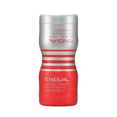 Tenga Male Sex Toys Tenga New Dual Feel Cup Masturbator RedGray