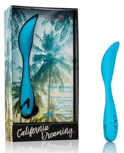 Vibrators California Dreaming Palm Springs Pleaser Blue California Exotic Novelties