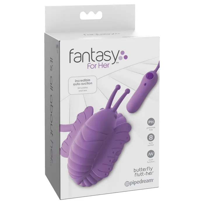 Vibrators Pipedream Fantasy For Her Butterfly FluttHer Clit Massager Purple Pipedream Vibrators Pipedream Fantasy For Her Butterfly FluttHer Clit Massager Purple Pipedream