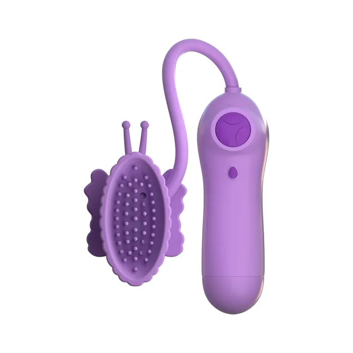 Vibrators Pipedream Fantasy For Her Butterfly FluttHer Clit Massager Purple Pipedream