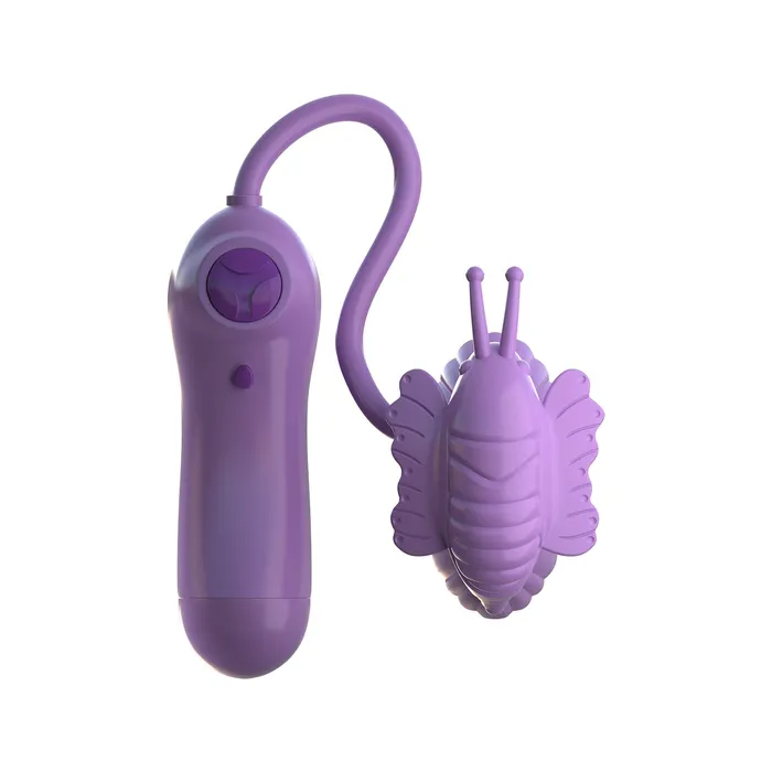 Vibrators Pipedream Fantasy For Her Butterfly FluttHer Clit Massager Purple Pipedream