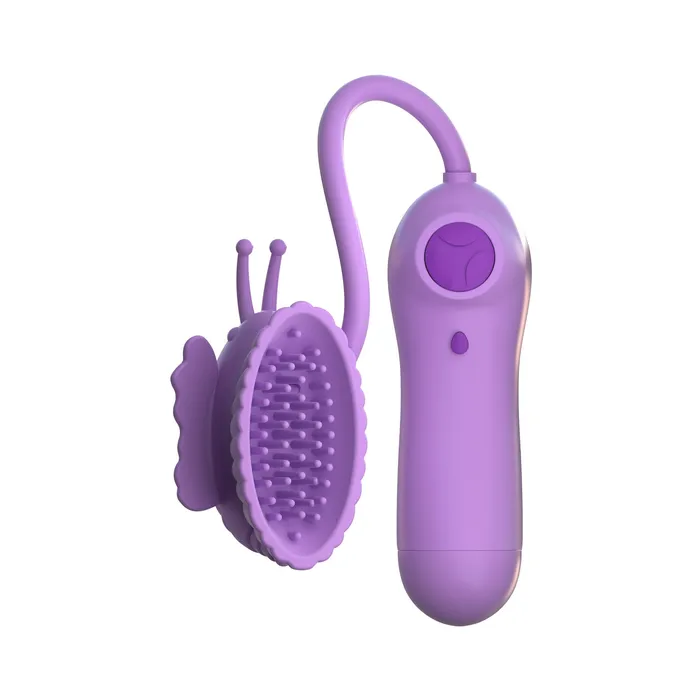 Vibrators Pipedream Fantasy For Her Butterfly FluttHer Clit Massager Purple Pipedream
