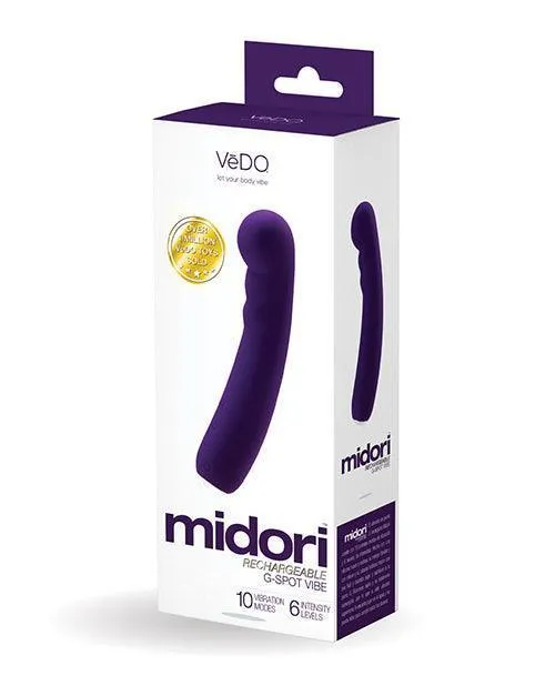 Vibrators Vedo Midori Rechargeable G Spot Vibe Savvy Co