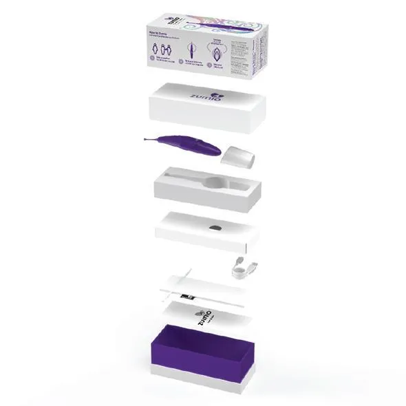 Vibrators Zumio Zumio Spirotip Clit Vibrator Purple
