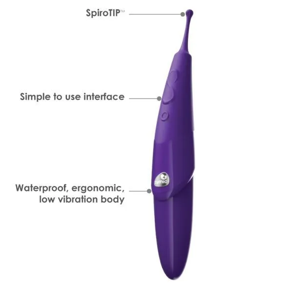 Vibrators Zumio Zumio Spirotip Clit Vibrator Purple