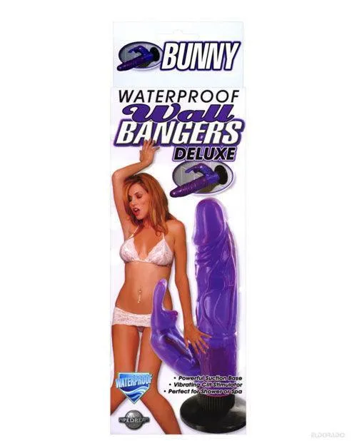 Wall Bangers Deluxe Bunny Waterproof Purple Pipedream Products Vibrators