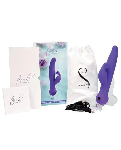 BMS Enterprises Vibrators Touch By Swan Trio Clitoral Vibrator