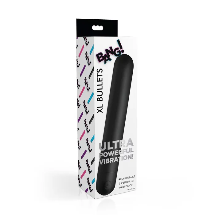 BANG Vibrators 3 Speed XL Bullet Vibrator Black