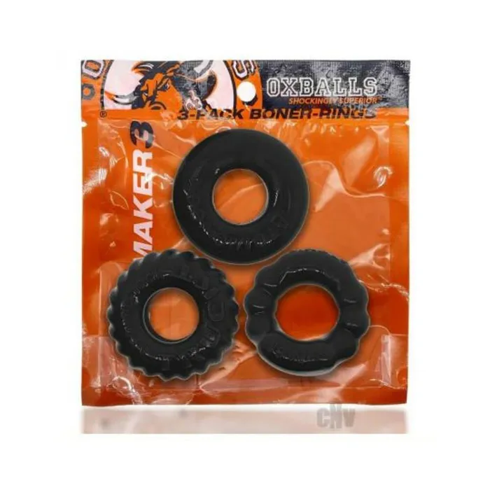 Blue Ox Designs Oxballs Anal Oxballs Bonemaker 3pack Boner Cockring Kit Flextpr Black Blue Ox Designs Oxballs Anal Oxballs Bonemaker 3pack Boner Cockring Kit Flextpr Black