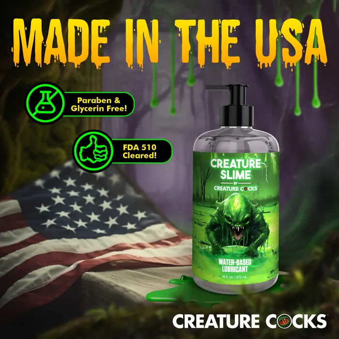Creature Cocks Lubricants Creature Slime WaterBased Lubricant 16oz