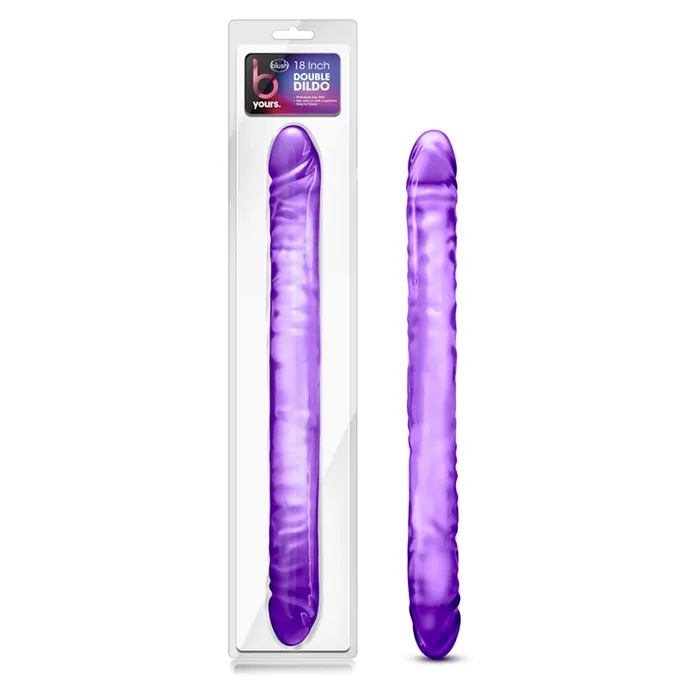 Dildos Blush Blush B Yours 18 in Double Dildo Purple