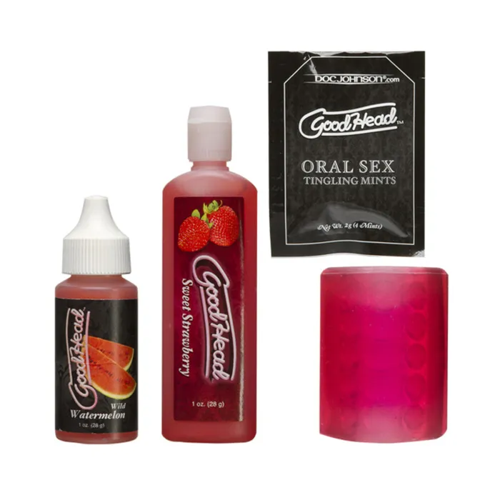 Doc Johnson Goodhead Fundamentals The Ultimate Oral Sex Kit Couples