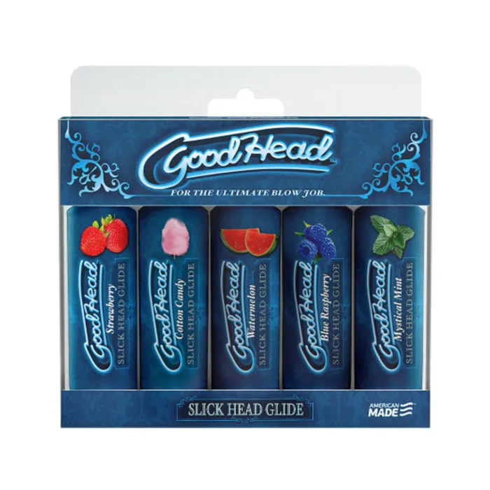Enhancers Doc Johnson Goodhead Slick Head Glide 5 Pack 1 Fl Oz Strawberry Cotton Candy Watermelon Blue Raspberr Enhancers Doc Johnson Goodhead Slick Head Glide 5 Pack 1 Fl Oz Strawberry Cotton Candy Watermelon Blue Raspberr