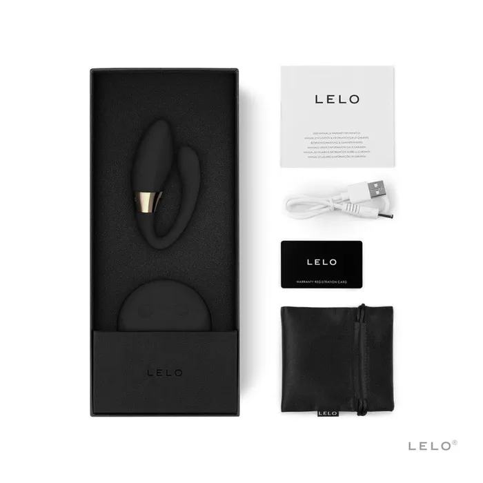 Entrenue Female Sex Toys Tiani Duo Vibrator Remote Control Hands Free Black