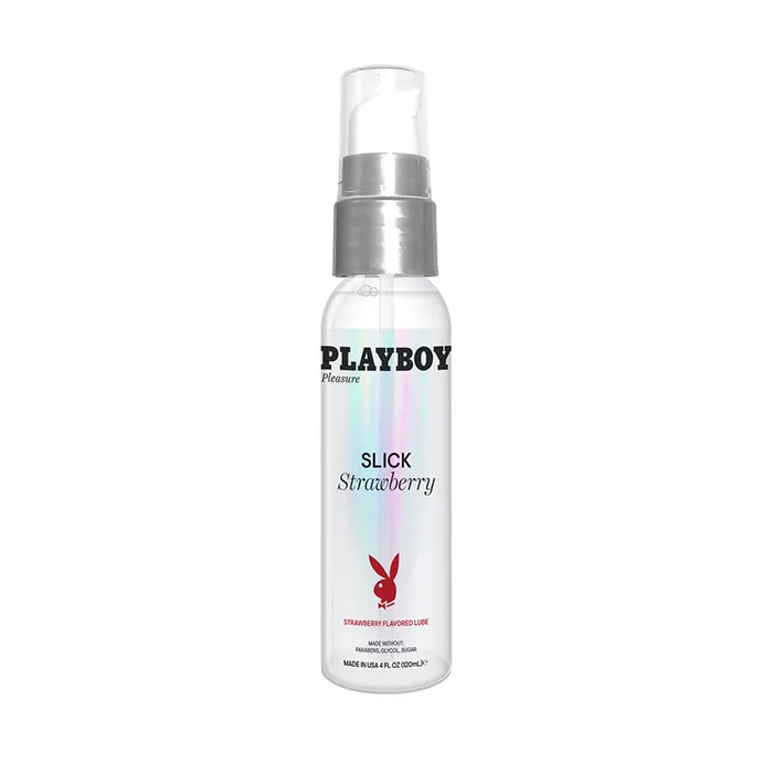 Evolved Lubricants Playboy Slick Flavored WaterBased Lubricant Strawberry 4 oz Evolved Lubricants Playboy Slick Flavored WaterBased Lubricant Strawberry 4 oz