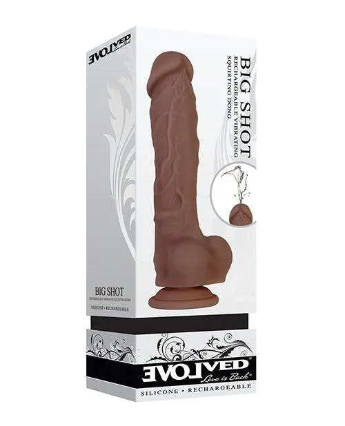 Evolved Novelties INC Dildos Evolved Big Shot Vibrating Squirting Dong Brown Evolved Novelties INC Dildos Evolved Big Shot Vibrating Squirting Dong Brown