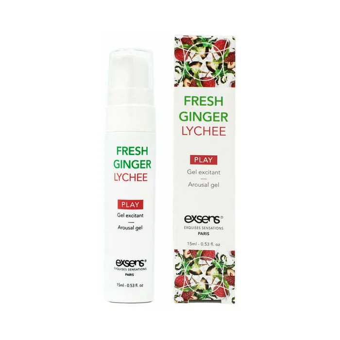Exsens Arousal Gel Fresh Ginger Lychee 05 oz Laboratorie Kemesys exsenstechnic Enhancers Exsens Arousal Gel Fresh Ginger Lychee 05 oz Laboratorie Kemesys exsenstechnic Enhancers