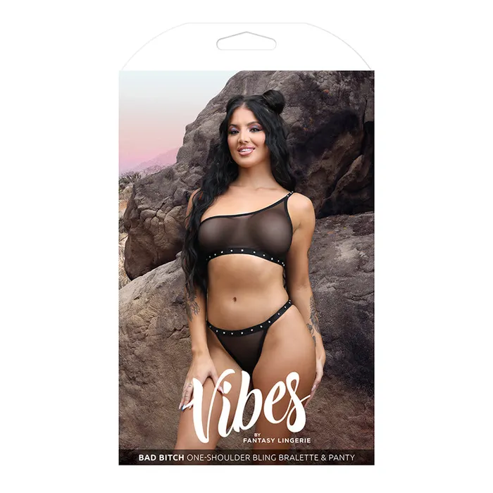 Fantasy Lingerie Vibes Bad Bitch OneShoulder Bling Bralette Bikini Panty with Rhinestone Lettering Black ML Fantasy Lingerie Female Sex Toys Fantasy Lingerie Vibes Bad Bitch OneShoulder Bling Bralette Bikini Panty with Rhinestone Lettering Black ML Fantasy Lingerie Female Sex Toys