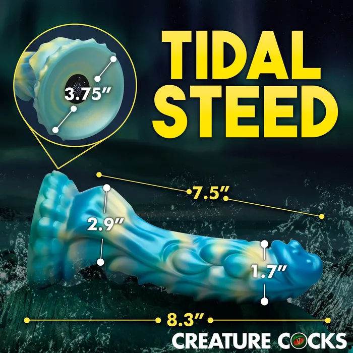 Female Sex Toys Creature Cocks Sea Stallion Vibrating Silicone Dildo with Remote