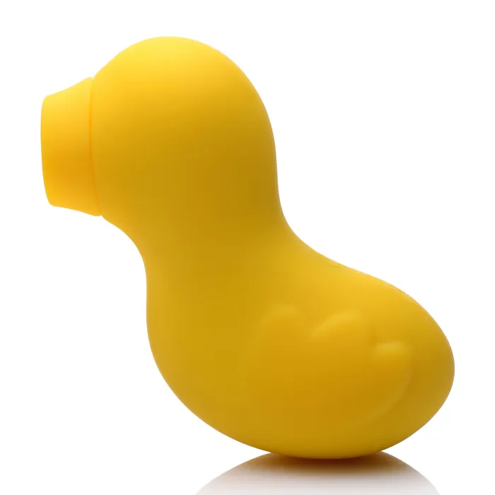 Female Sex Toys Sucky Ducky Silicone Clitoral Stimulator Yellow Shegasm