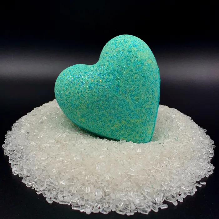 Heart Bath Bombs Aqua Ecstasy Its the Bomb Anal