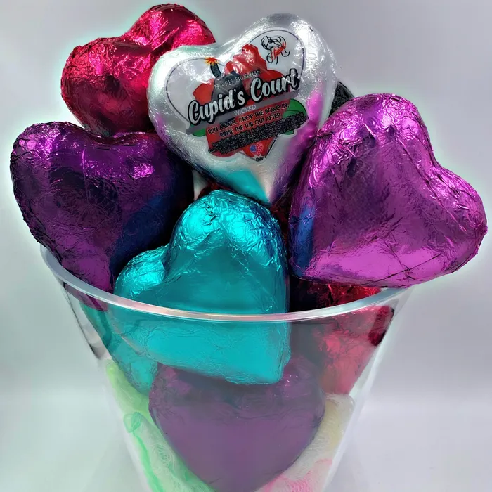 Heart Bath Bombs Aqua Ecstasy Its the Bomb Anal