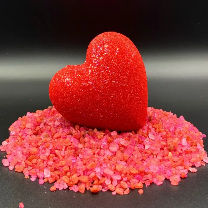 Heart Bath Bombs Aqua Ecstasy Its the Bomb Anal
