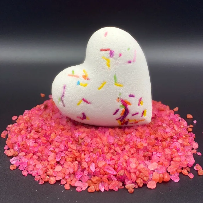 Heart Bath Bombs Aqua Ecstasy Its the Bomb Anal