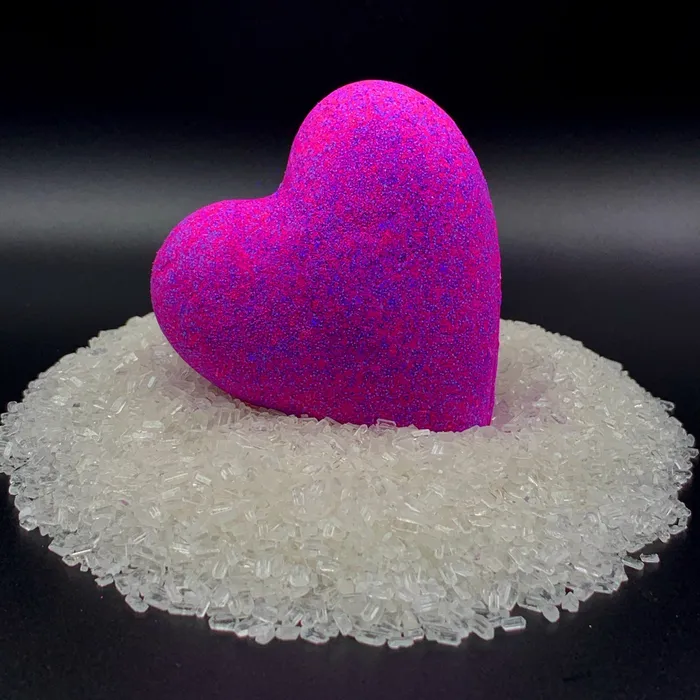 Heart Bath Bombs Aqua Ecstasy Its the Bomb Anal