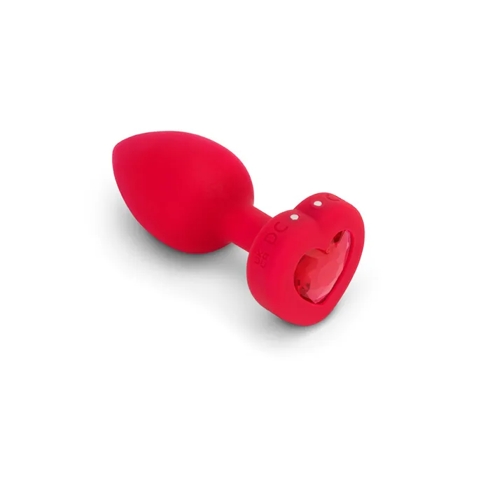 Its the Bomb Anal BVibe Vibrating Heart Butt Plugs w Remote MedLg Scarlet Ruby