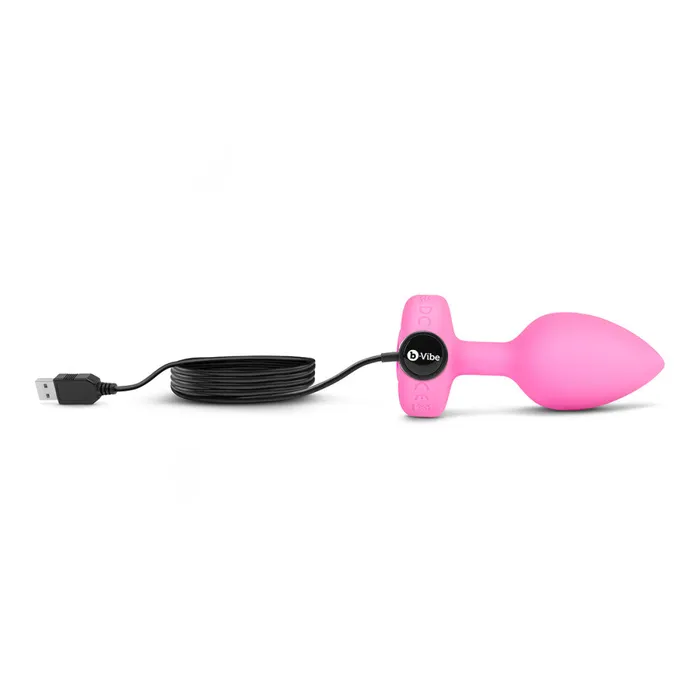 Its the Bomb Anal BVibe Vibrating Heart Butt Plugs w Remote MedLg Scarlet Ruby