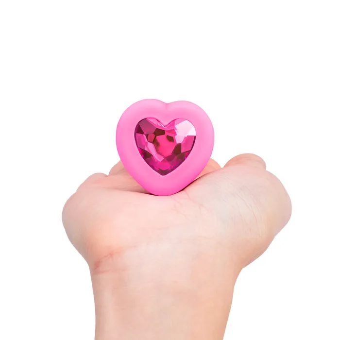 Its the Bomb Anal BVibe Vibrating Heart Butt Plugs w Remote MedLg Scarlet Ruby