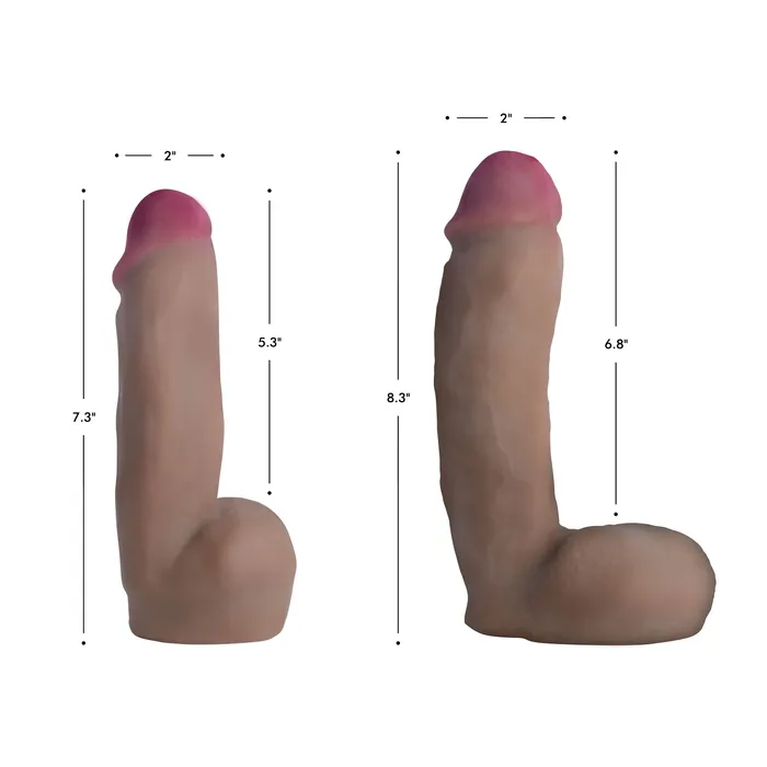 Loadz Squirting Dildo 8 Inch w Reservoir in Balls Loadz Dildos