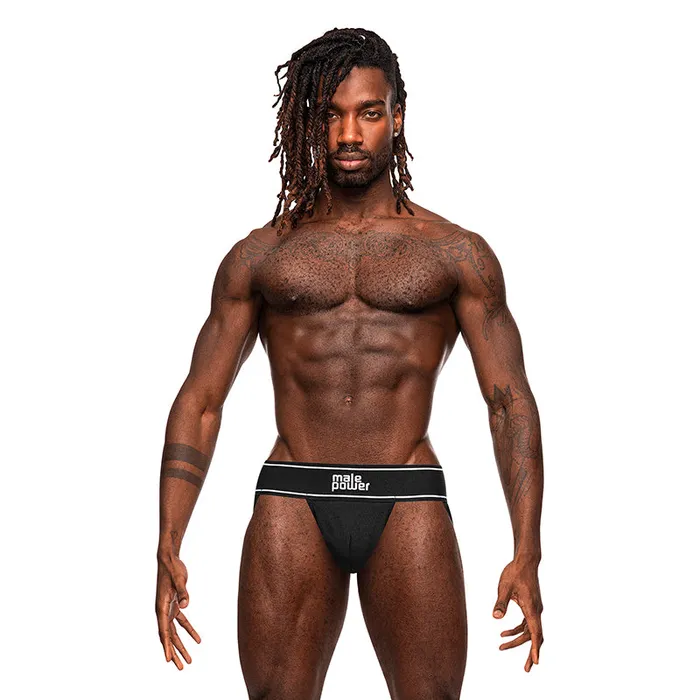 Male Power Anal Male Power Modal Rib Jock Black LXL
