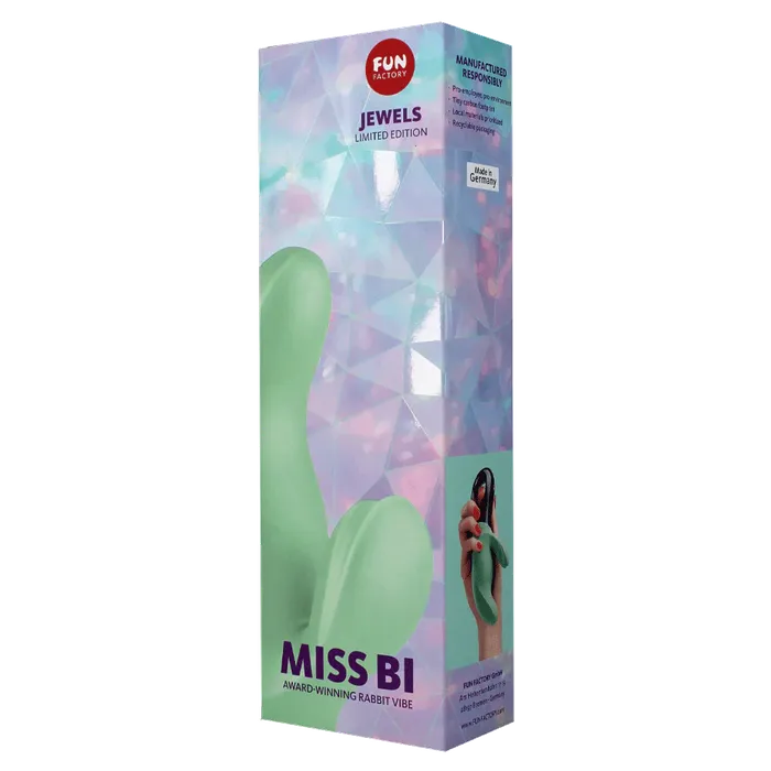 Miss Bi GSpot Curve Vibrator Jade Jewels Entrenue Vibrators