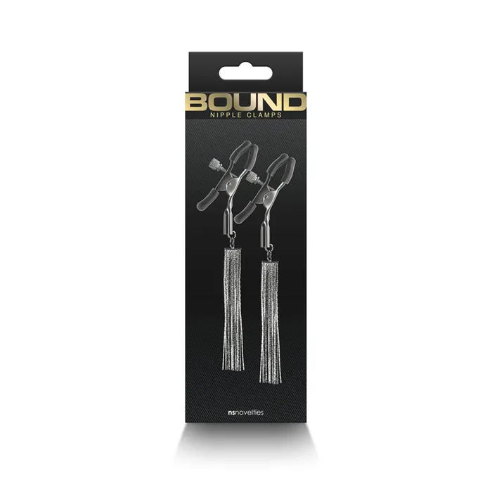 Nipple Clitoral Toys New Sensations Novelties Inc Bound Nipple Clamps D2 Gunmetal Nipple Clitoral Toys New Sensations Novelties Inc Bound Nipple Clamps D2 Gunmetal