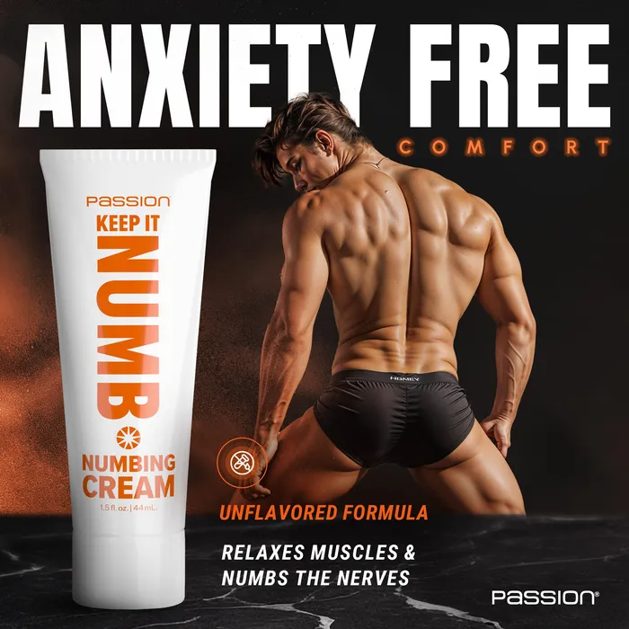 Passion Lubricants Male Sex Toys Keep it Numb Numbing Cream 15oz