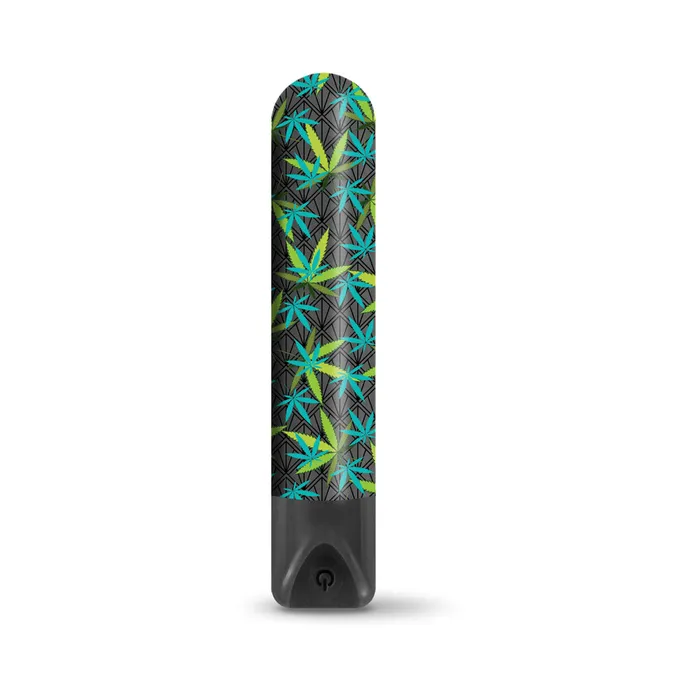 Prints Charming Buzzed Rechargeable 35 Bullet Canna Queen Black Global Novelties LLC Female Sex Toys Prints Charming Buzzed Rechargeable 35 Bullet Canna Queen Black Global Novelties LLC Female Sex Toys
