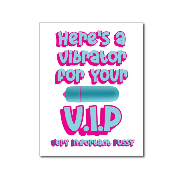 Rock Candy Vibrators VIP NaughtyVibes Greeting Card