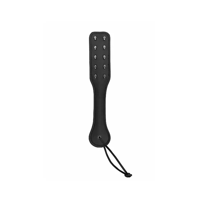 Shots America LLC Couples Ouch Skulls Bones Paddle With Skulls Black