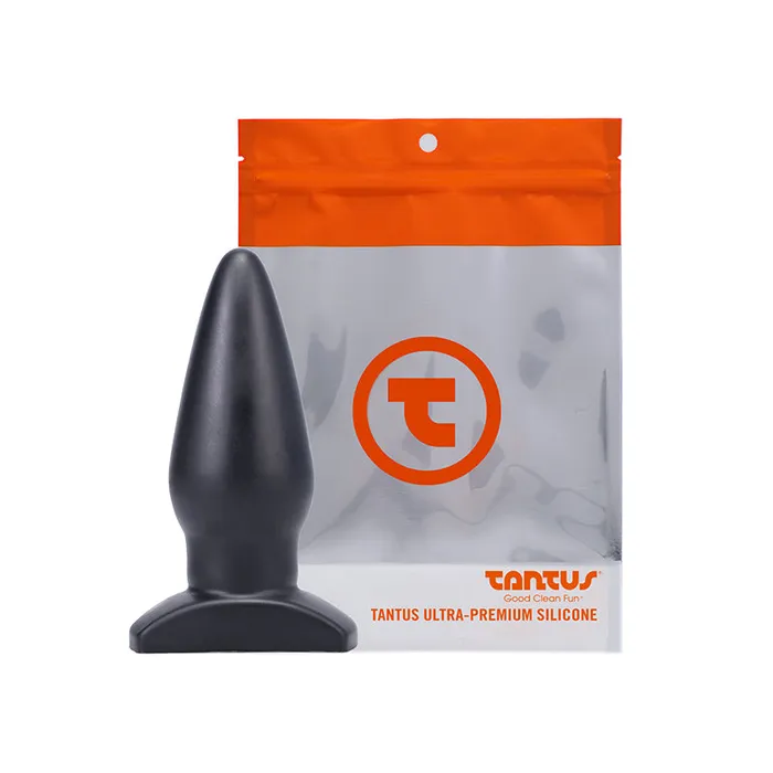 Tantus Male Sex Toys Tantus Ringo Anal Plug Onyx Bag