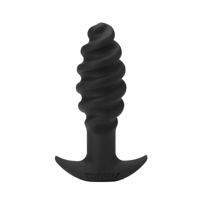 Tantus Male Sex Toys Tantus Twist Anal Plug Onyx Bag