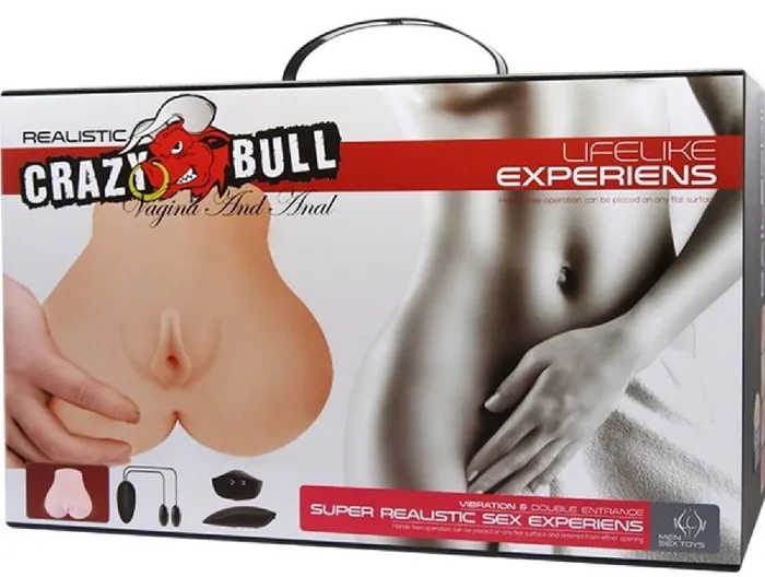Vagina And Anal Stimulator Flesh Pretty Love Male Sex Toys