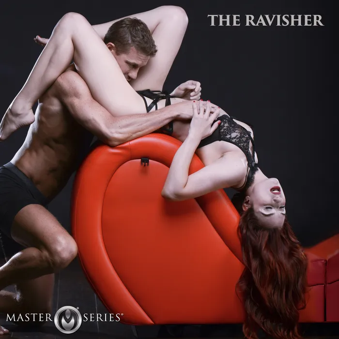 Vibrators Master Series Kinky Sex Chaise with Love Pillows Red