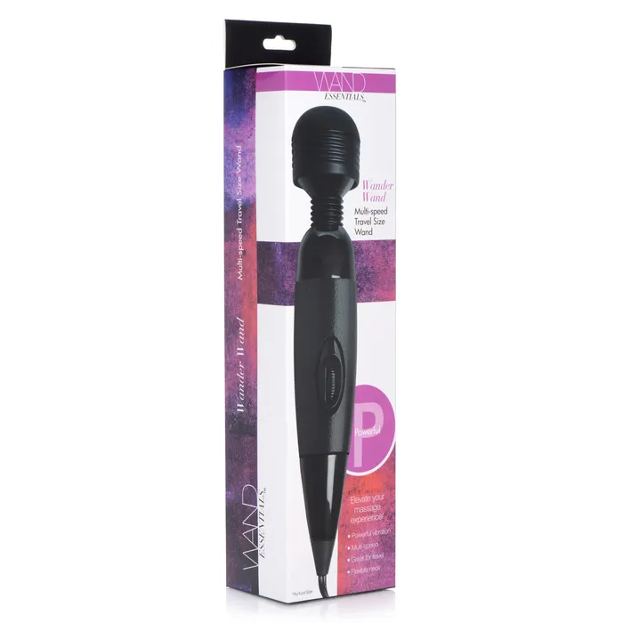 Wand Essentials Vibrators Wander Wand MultiSpeed Travel Size Wand