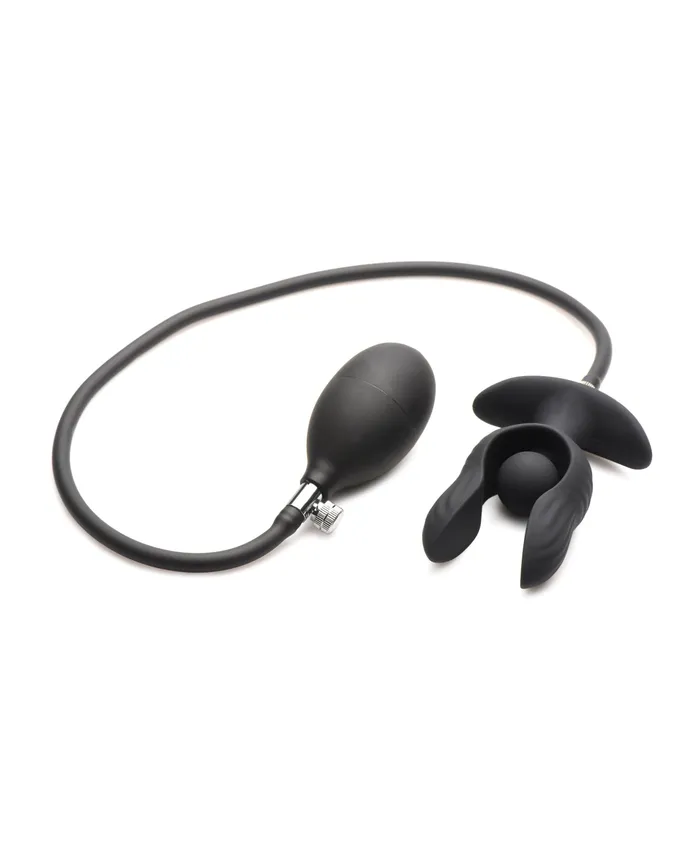 Xr LLC Master Series Dark Pearl Inflatable Vibrating Butt Plug wRemote Control Black Anal Xr LLC Master Series Dark Pearl Inflatable Vibrating Butt Plug wRemote Control Black Anal